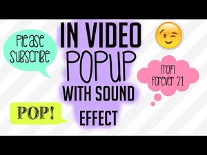Popup With Sound Effect