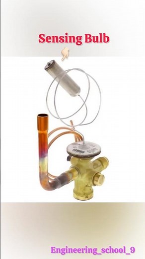 Sensing Bulb in Air Conditioning System | Working Principle, Function & Uses #shorts #hvac #engine