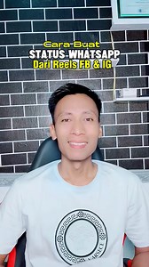 1M views · 3.5K reactions | Cara buat status WhatsApp dari video reels Facebook atau Instagram tanpa download videonya #statuswhatsapp #reelschallenge #facebook #whatsapp #instagram | Ahmad Bakir | Facebook