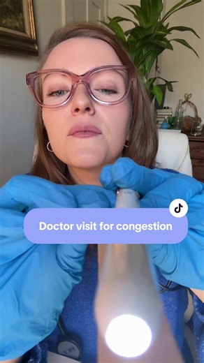 Doctor Visit for Congestion ASMR Experience