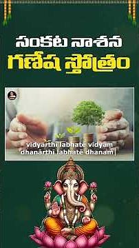 Sankata Nashana Ganesha Stotram | #SankataharaChaturthi | Ganapathi Stotram | Srivani Goarantla