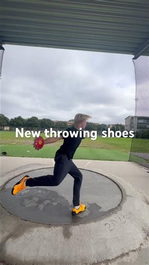New throwing shoes #discus #discusthrower #puma #trybwearathletics