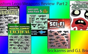 【乐高MOC】Custom Lego Weapons Review- G.I. Brick Brickarms Weapons Part 2