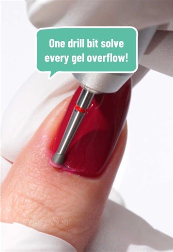 Nail Drill Tutorial: Solve Gel Overflow Issues
