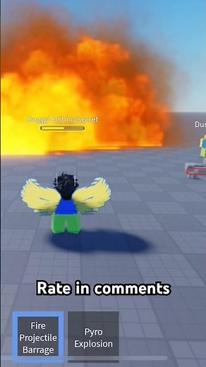 [ULTRA REALISTIC] Fire Projectile Barrage - Roblox Studio #roblox #robloxstudio #development