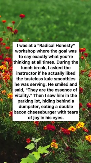 Radical Honesty Fail 🍔 #diet #funny #shorts