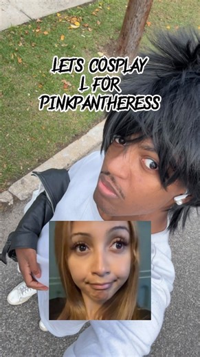 Mal 🧚‍♀️🔜 BlerdCon | @pinkpantheress told me her favorite anime character was L so… Lets cosplay him! . . . #deathnotel #deathnote #deathnotecosplay... | Instagram