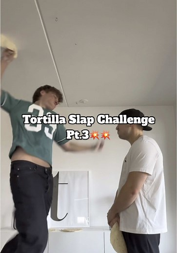 Tortilla Slap Challenge Pt.3 #fyp #tortillaslapchallenge #viral #funny #tortillatrend #fördig