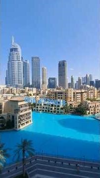 2-bedroom apartment Partial fountain view #dubai #realestate #dubaivenues