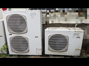 三洋 エアコン室外機 SPW-CHJ160U,SPW-CHJ40U