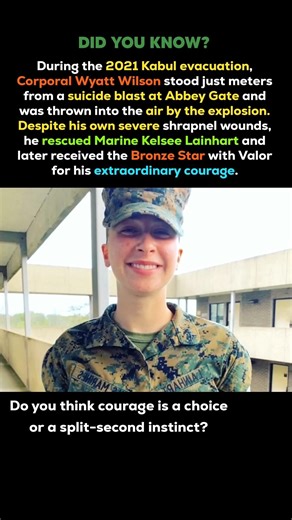 He Survived the Kabul Blast—Then Saved a Fellow Marine 🇺🇸 | Incredible True Story #shorts