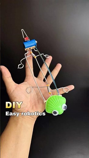 diy creative mainan robot kawat sederhana #diy #creative #toys #robotics #amazing