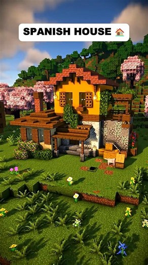 Minecraft Spanish House #minecraft