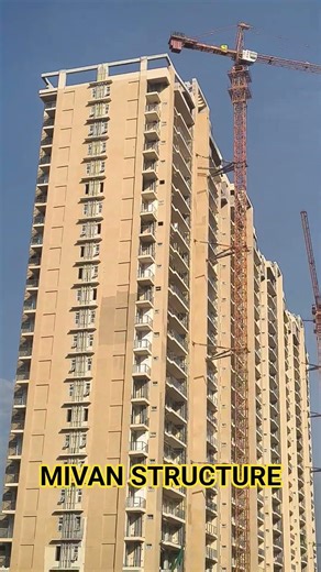 MIVAN TECHNOLOGY HIGH SPEED BUILD A STRUCTURE#reels #viral #shorts #construction #civilengineering