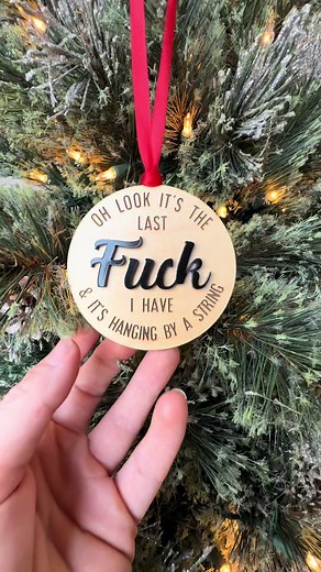 I honestly made this tournament because of TikTok. Seems like we can’t catch a break or do anything right, this is my last one and it’s hanging by a string. #ornaments #vulgar #christmas #christnas2023