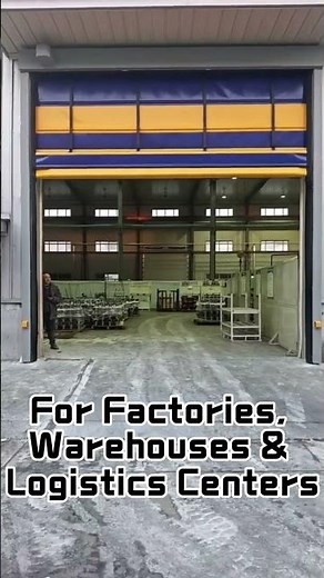 Industrial Stacking Door in Action #industrialdoors #stacking door #machine