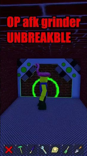 OP UNBREAKABLE Afk Grinder Build A Boat #shorts #babft #roblox