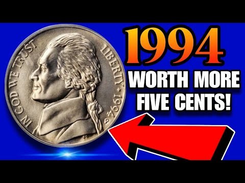 1994 Jefferson Nickel Value & History | Five Cents Coin United States of America | In God We Trust