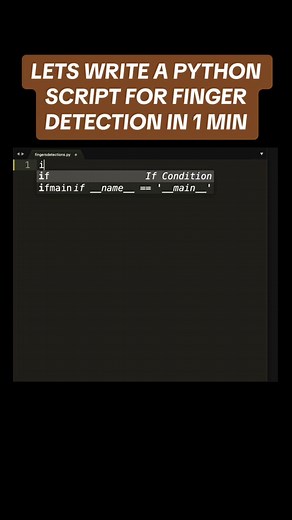 Detección de dedos en 1 minuto con Python