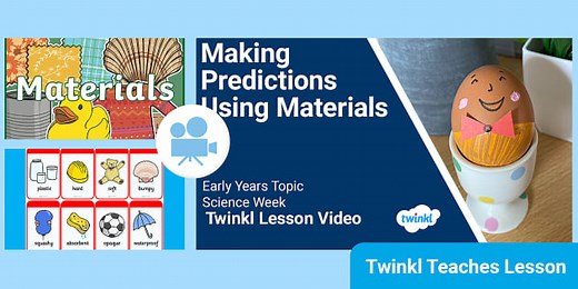 Early Years (Ages 3-5) Topic: Humpty Dumpty Materials Experiment Video Lesson