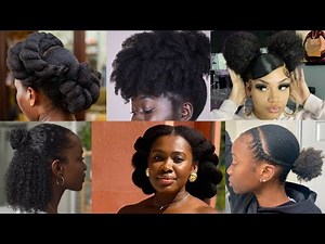 Natural Hairstyle 4c &4a Natural Hair inspiration 🦋