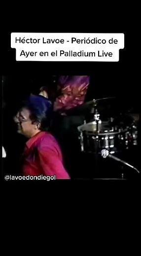 Héctor Lavoe - Periódico de Ayer en el Palladium Live