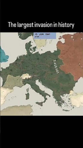 Operation Barbarossa: The Largest Land Invasion in History. #History #WWII #OperationBarbarossa