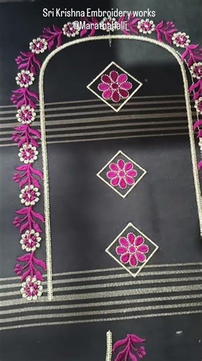 #trendy #embroidery #saree #embroiderydesigns #feel # computer embroidery #simple#telugu melody