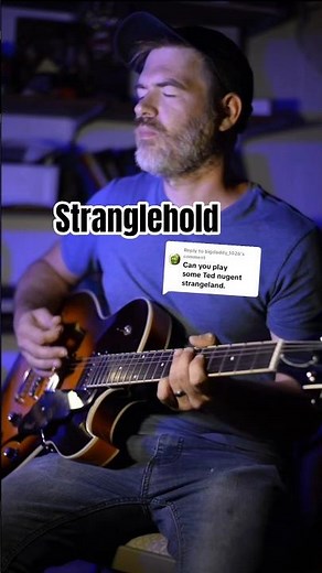 Stranglehold Ted Nugent 1975 guitar riff #guitar #guitarriff #70s #70smusic #classicrock #throwback