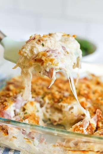 Easy Keto Chicken Cordon Bleu Casserole