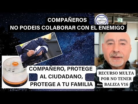 RECURSO MULTA POR NO TENER BALIZA V16