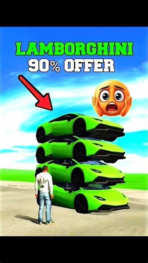 FRANKLIN PURCHASE NEW LAMBORGHINI CAR || INDIAN BIKE DRIVING 3D #indianbikedriving3d #shorts #gaming