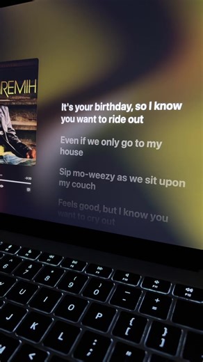Birthday sex #jeremih #macbook #applemusic #lyrics #fyp