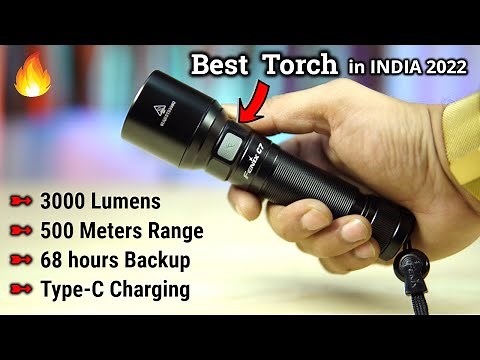 Best Torch in INDIA 2022 | Water-Resistant 500 Meters Range | Fenix C7