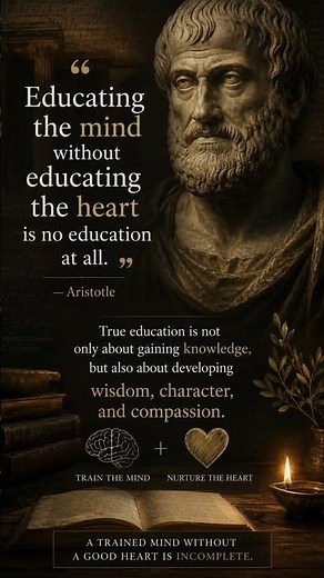 THE EDUCATION THEY NEVER TAUGHT YOU | Aristotle #quotes #motivation #lifephylosophy #wisdom