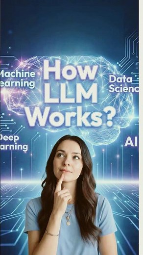 How LLMs Work in 60 Seconds #llm #machinelearning #ai #logicmojo #datascience #dataanlysis