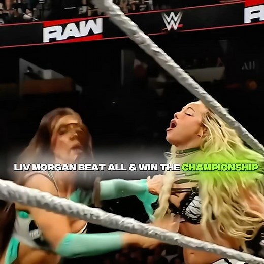 Liv Morgan Beat All ☠️& Win The Championship 🔥| #wwe #edit #short