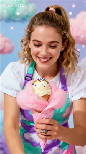 How Does Sugar Turn Into a Cloudy Ice Cream Treat?