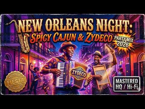 New Orleans Night: Spicy Cajun & Zydeco Party Mix 2026 [Mastered HQ / Hi-Fi]