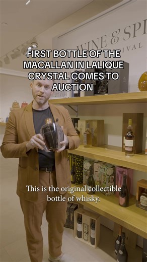 The Macallan in Lalique crystal marks a historic moment — a whisky brand collaborating at the highest level of luxury craftsmanship. Now, the first bottle ever created comes to auction during the annual Wine & Spirits Festival. Sotheby’s Jonny Fowle takes us behind the scenes at our #SothebysHongKong Maison for an intimate viewing. Bid now at the link in bio.