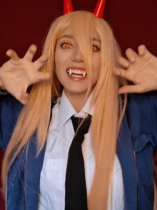 Chainsaw Man Power Makeup Tutorial | MocoQueen Lenses