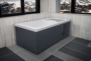 [Hot Item] Corner SPA Bath Tub Acrylic Cold Outdoor Bathtub