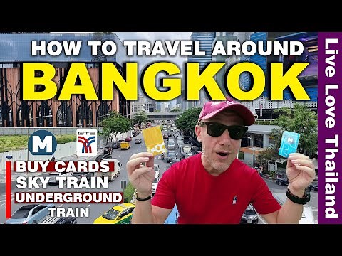 How To Travel Around BANGKOK | Buy Cards For BTS & MRT | Complete Guide 2023 #livelovethailand