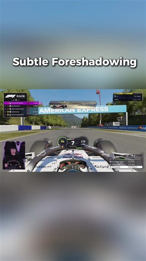 5 lappers are hilarious 😂 #fyp #subtleforeshadowing #f125 #leagueracing #f1