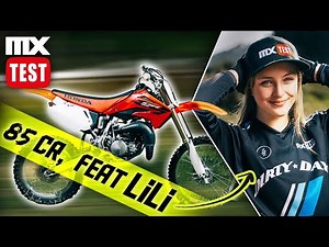 The legendary Honda CR 85 vs. the new KTM 85! (featuring Lili)