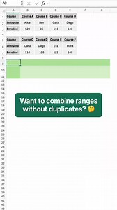 Use HSTACK and UNIQUE to Combine Ranges Without Duplicates 🧩 | Data Driven Insights