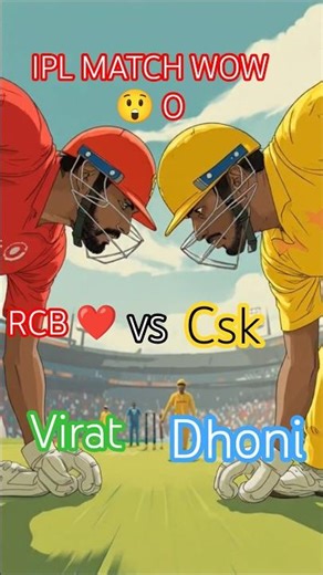RCB ♥️❤️ vs CSK 💛💛 match IPL match 🥴🤪🫠. #shortvideo #shots #trinding #ipl