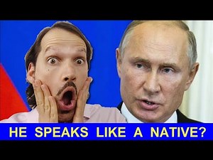 Reacting to VLADIMIR PUTIN Speaking English
