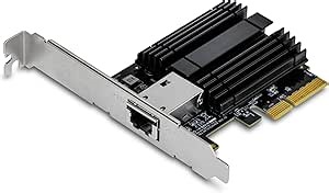 TRENDnet 10G PCIe Network Adapter, TEG-10GECTX, Convert a PCI Express Slot Into a 10 Gigabit Ethernet Port, 802.1Q VLAN Tagging, Windows and Windows Server Support