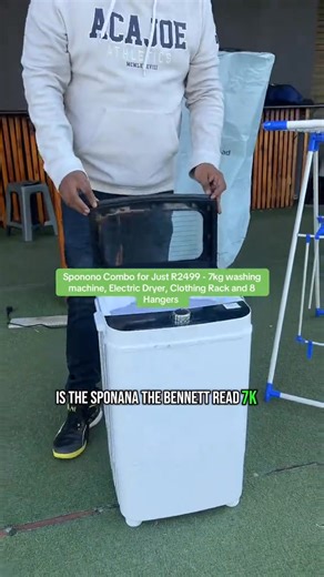 Get the Sponono Combo! You Get: ✅ Bennett Read 7kg Top Loader Washing Machine ✅ DriBuddy Electric Clothes Dryer ✅ Clothing Rack ✅ 8 x Hangers 📦 Perfect for small spaces, student living, or anyone who wants an easy laundry setup! 💥 Wash it. Dry it. Hang it. All in one combo! 🎯 Only at Bawas Furnishers – while stocks last! https://bawasfurn.com/products/sponono-combo-limited-time-offer | Bawas Furnishers